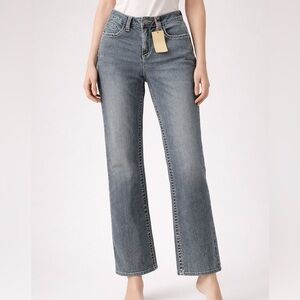 NWT JAG Low Rise Bootcut Jeans Embroidered Back Size 16